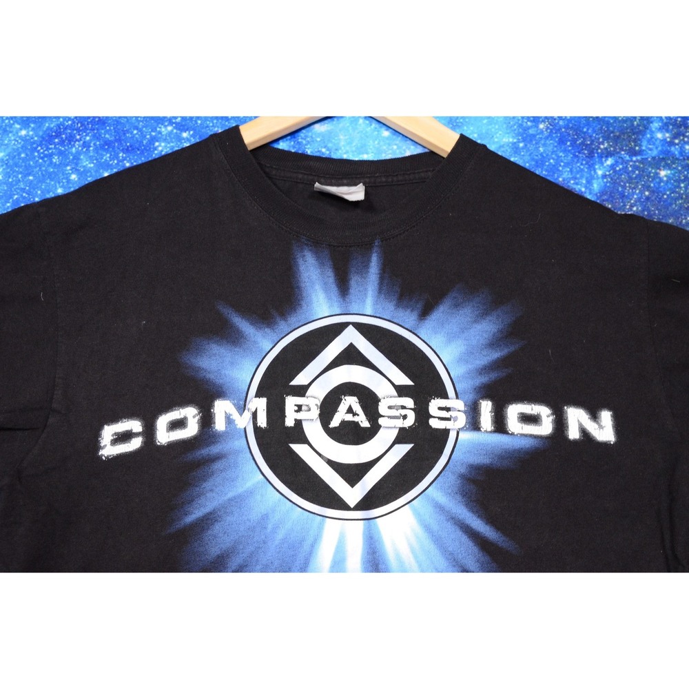 Vintage DC Comics‎ Compassion Shirt Mens Medium Graphitti Lantern Corps 2009 Tee - Picture 2 of 9